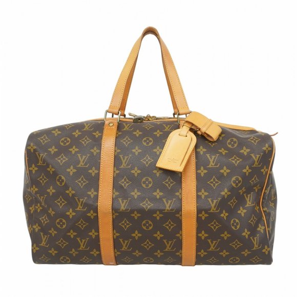 LOUIS VUITTON Handbags - Louis Vuitton Boston Bag Monogram Sax Pool 45 M41624 Brown Men's Women's